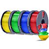 4KG SUNLU PLA+ 1.75mm Transparent 3D Printer Filament (4x1KG Spools) $34.99 w/ Prime shipping