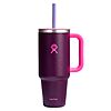40-Oz Hydro Flask 40 Travel Tumbler with Handle (Sugarplum) $19.88 w/ Prime Shipping