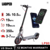 LADPED LP80 19-mph 19-mi Max Range, 36v 10.5Ah Electric Scooter  $135.91 using coupon RDT32B