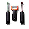OXO Good Grips 3-Piece Peeler Set (Beet, Fennel, Yam ) $17 w/ Prime Shipping