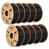 10x 1KG Elegoo PLA-CF 1.75mm 3D Printer Filament Spools (Black) $129 + free s/h