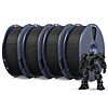 4-Pack 1-kg SUNLU 1.75mm PETG 3D Printer Filament (Black) $35.99 w/ Prime Shipping