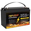 MFUZOP 12V 100Ah Lithium LiFePO4 Battery w/ 100A BMS $86 + free s/h