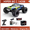 MJX 14208 Hyper Go 1/14 Brushless 4WD RTR RC Truck w/ 2 Batteries $85 + free s/h
