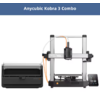 ANYCUBIC Kobra 3 Combo AE Version Multi-Color FDM 3D Printer $216 + free s/h