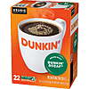 22-Count Dunkin&rsquo; Coffee Keurig K Cup Pods: Decaf Medium, Original or French Vanilla $9.54 w/ W+ Shipping