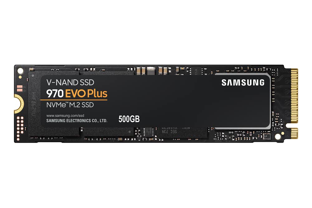 SAMSUNG 970 EVO Plus SSD 500GB NVMe M.2 Internal Solid State Drive $25.93 @ Amazon