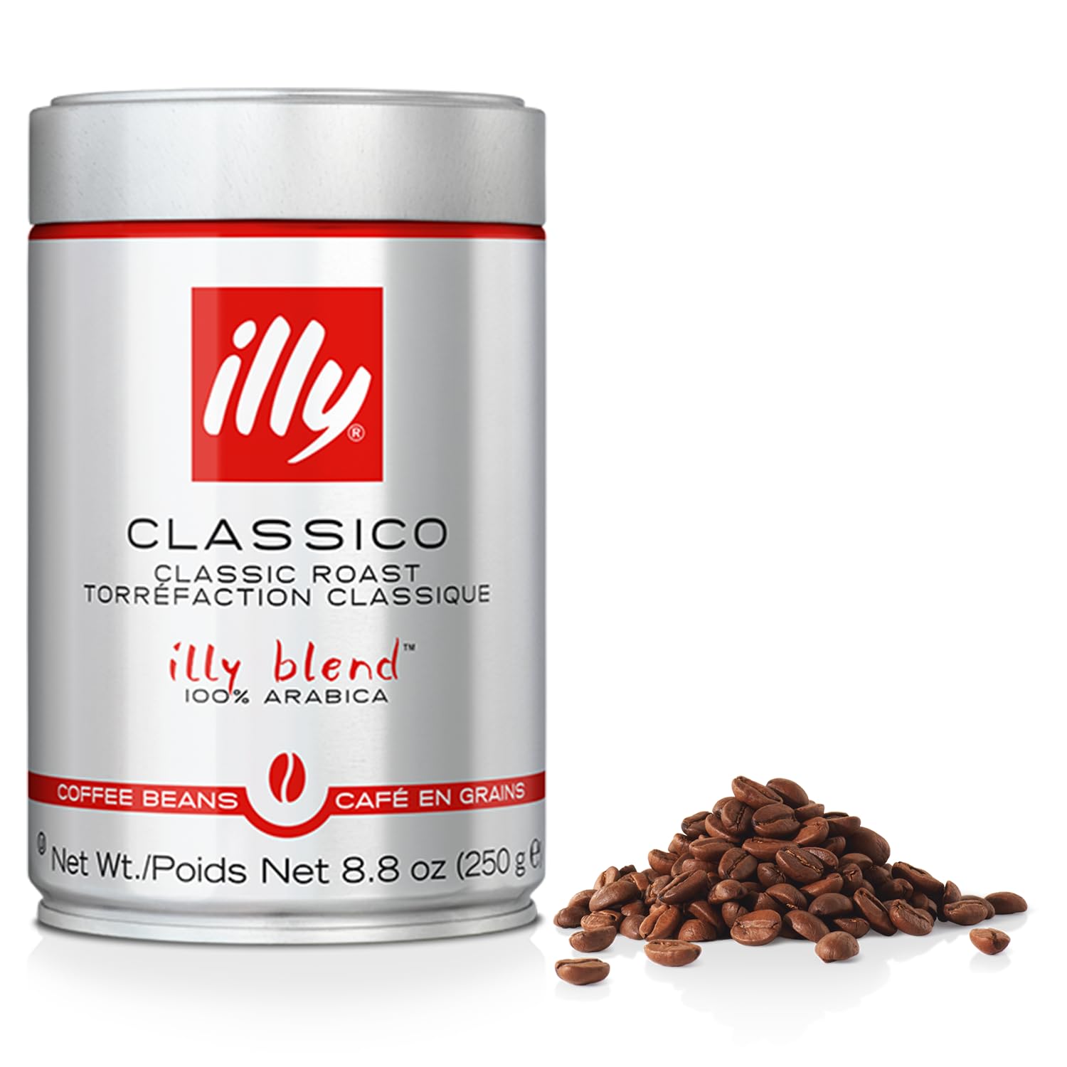 8.8oz illy Whole Bean 100% Arabica Coffee Can (Classico Medium Roast) $7.69 w/ Subscribe & Save