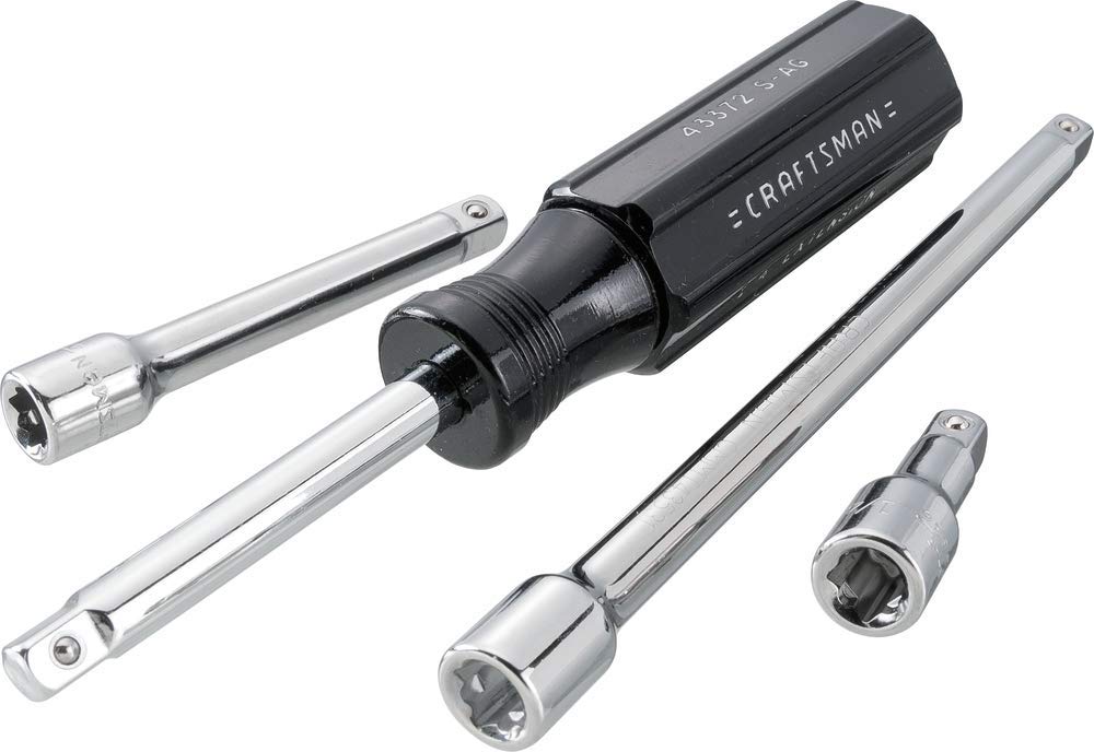 CRAFTSMAN 1/4" Extension Set, 4-Piece (CMMT43394) $9.88 w/ Prime shipping
