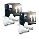 Philips Hue 4-Count BR30 LED Smart Bulbs (Soft White) $27.50