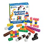 100-Piece Learning Resources STEM Explorers MathLink Builders Linking Cubes $5