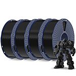 4-Pack 1kg SUNLU PLA+ 3D Printer Filament (Black) $31.91 w/ Prime shipping (price shown at checkout)