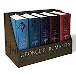 Game of Thrones, Song of Ice and Fire Series 5 Book Set, Leather Bound $30.99 @ Amazon