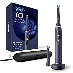 Prime: Oral-B iO Deep Clean Series 7 + Protect Rechargeable Electric Toothbrush 0 + Free Shipping