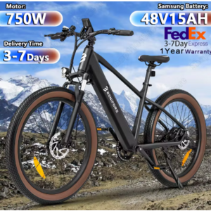 LUCKEEP C26 26" Electric Bike w/ 750W (1400W Peak) Motor & 48V 15Ah Battery $452 w/ Coupon AEUS100