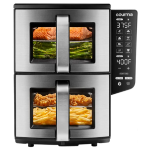 Costco Members: Gourmia 11-QT. Dual Basket Air Fryer w/ Smart Finish $80 + Free s/h