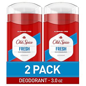 4-Count 3-Oz Old Spice Aluminum Free Men's Deodorant (Fresh Scent) .80 w/ Subscribe & Save