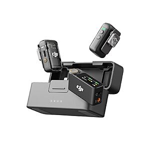 DJI Mic 2 Wireless Lavalier Microphone Kit (2 TX + 1 RX + Charging Case) $219 + Free Shipping
