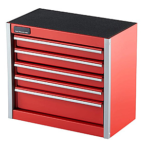 5-Drawer SucceBuy Mini Metal Tool Box (8.6" x 8.1" x 4.13", Red) $17 + Free Shipping