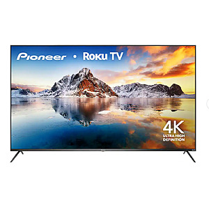 75" Pioneer LED 4K UHD HDR10 Smart Roku TV $400 + Free Shipping