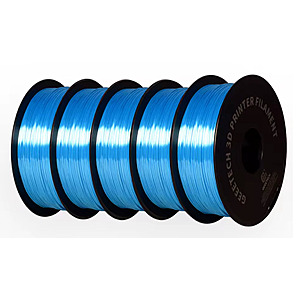 5-Pack 1kg Geeetech Silk PLA 1.75mm 3D Printer Filament Rolls (Various Colors) + Free Shipping