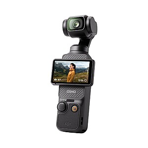 DJI Osmo Pocket 3 3-Axis Stabilized 4K Handheld Camera w/ Rotatable Touchscreen $378 + Free S&H