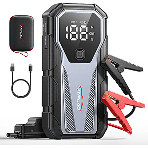 Anflag 6000A 12V Car Battery Jump Starter $36 + Free S&H