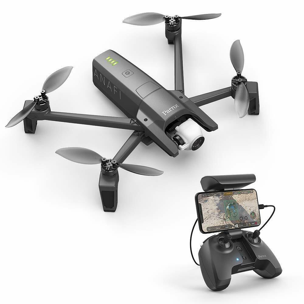 Parrot Anafi 4K HDR Quadcopter Drone w/ Parrot Skycontroller (Refurbished) $400 + free shipping