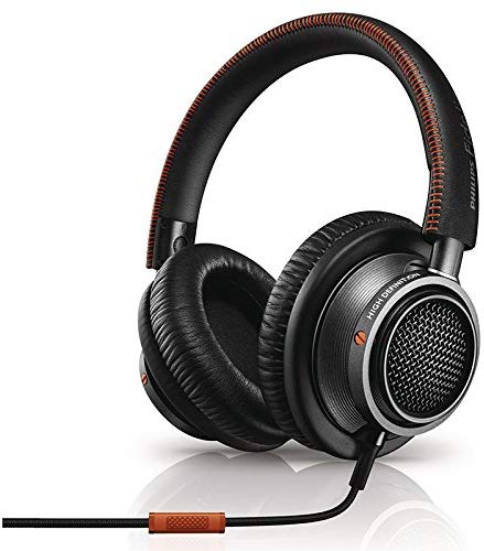 Philips L2BO/27 Fidelio Headphones with Mic, Black/Orange $54 @ Amazon