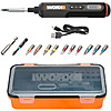 $19.99 WORX - Cordless 4V 3-Speed Compact Screwdriver with 12 Accessory Bits, Dual LED Lights, and 3 Gear Torque Best Buy $20