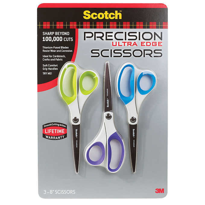 Costco (InStore) Scotch Precision UltraEdge Titanium Blade Scissors 3