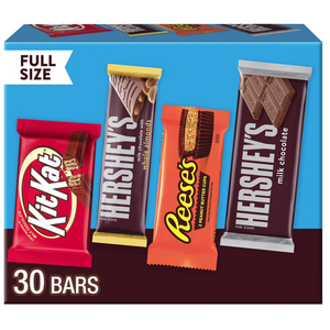 Costco Members: 30-Ct Hershey's Variety Pack (Full Size Bars) $20 (Valid In-Store Only)