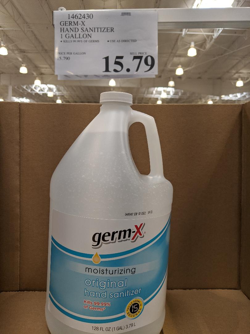 Original germ-X $15.79 for 1 Gallon @ Costco warehouse YMMV