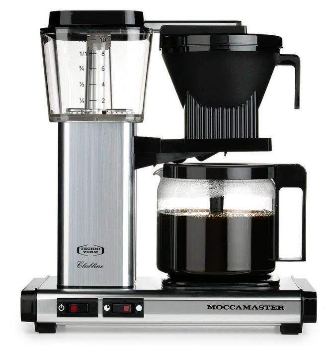 Technivorm Moccamaster KBG741 Automatic Drip-Stop 40oz Coffee Maker - Polished Silver, Glass Carafe $237.2