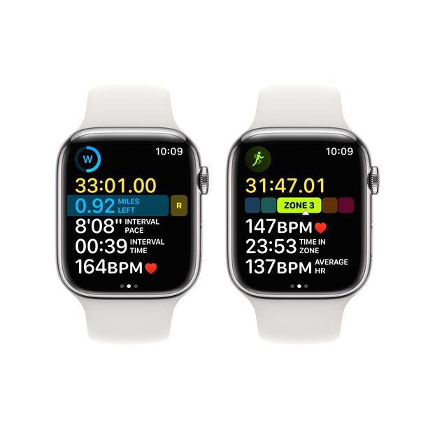 Apple Watch 8 45 GPS + Cellular 45mm Stainless Steel (Silver