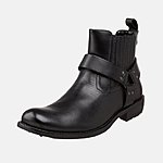 $90 Black GBX Men's Motorcycle Boots - $24.99 Shipped