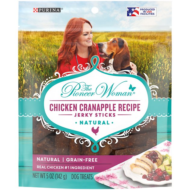 The Pioneer Woman Grain Free All Natural Jerky Dog Treats (Chicken Cranapple) 1lb $4.21 with s/s