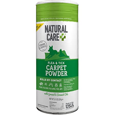 Natural Care Flea and Tick Carpet Powder 8.1 Ounce Canister $0.35 with s/s