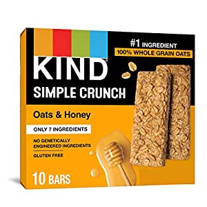 KIND Simple Crunch Bars, Oats & Honey, 7 Ounce (Pack of 8) $10.46 with s/s