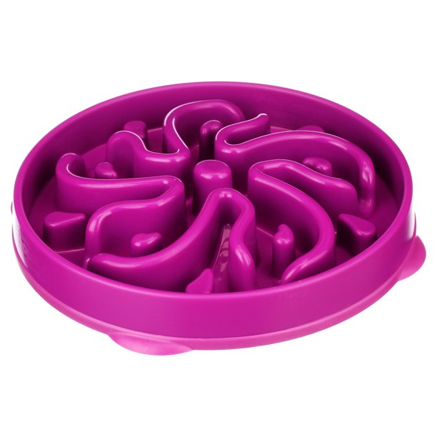 Outward Hound Slow Feeder Dog Bowl, Large/Regular (Purple) $5.10. Free Shipping with Walmart+ or $35+