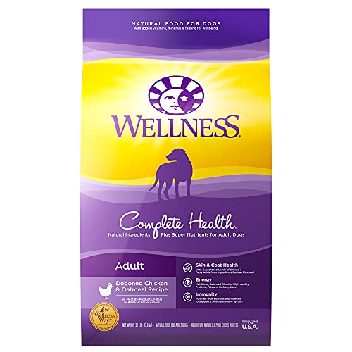 Wellness Complete Health Dry Dog Food (Chicken & Oatmeal) 30lbs $27.44 with s/s
