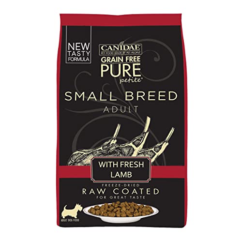 Canidae PURE Petite Limited Ingredient Premium Small Breed Adult Dry Dog Food, Lamb Recipe, Freeze Dried Raw Coated, 10 Pounds, Grain Free $13.37 with s/s