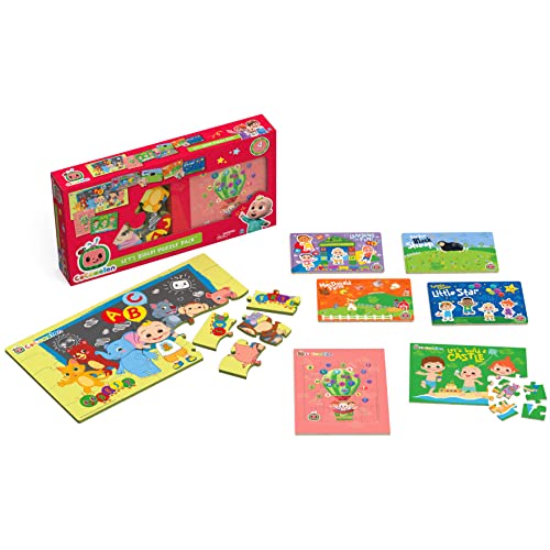 CoComelon, 7-Pack Jigsaw Puzzle Mega Bundle Includes Foam Wood Inlay Puzzles $5.97