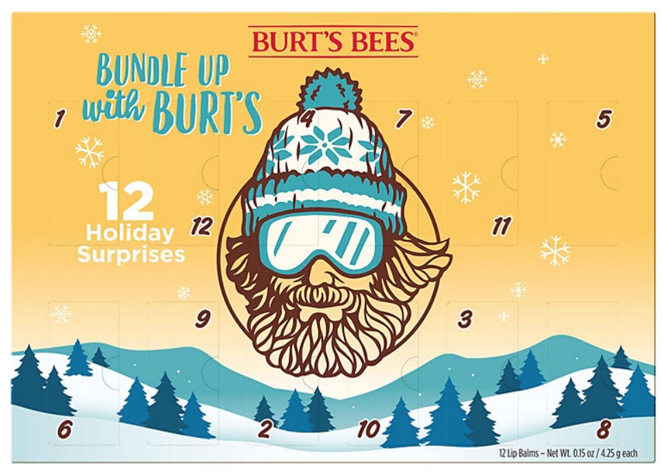 Burt's Bees Bundle Up with Burt's 12 Holiday Finds Advent Calendar (12