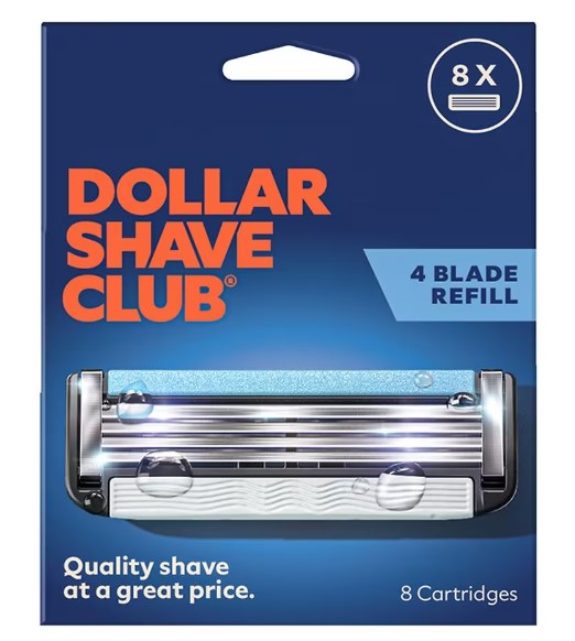 Walgreens - Dollar Shave Club Men's 4-Blade Razor Blade Refill 8ct $4. ...