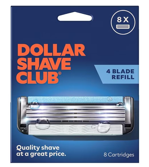 Walgreens Dollar Shave Club Men's 4Blade Razor Blade Refill 8ct 4.