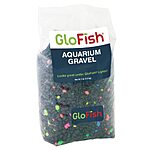 GloFish aquarium Gravel 5 Pounds, Black With Fluorescent Accents $2.33