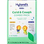 Hyland’s Naturals Kids Cold &amp; Cough Medicine, Day and Night Combo Pack for Ages 2+ (4 Fl Oz - Pack of 2)$4.67 with s&amp;s