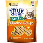 True Chews Cat Sticks Chicken Recipe 3oz $1.17 with s/s