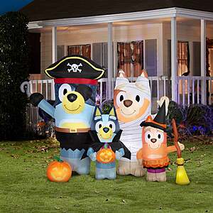 Costco - 6.5’ Bluey Family Halloween Inflatable $39.97 YMMV In store only